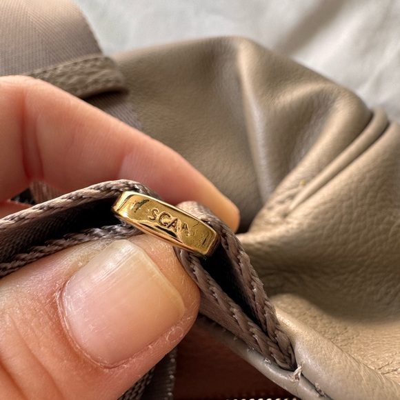 NEW - Toco Toscano Rey Medium Shoulder Bag - Taupe Beige Grey - Picture 12 of 12